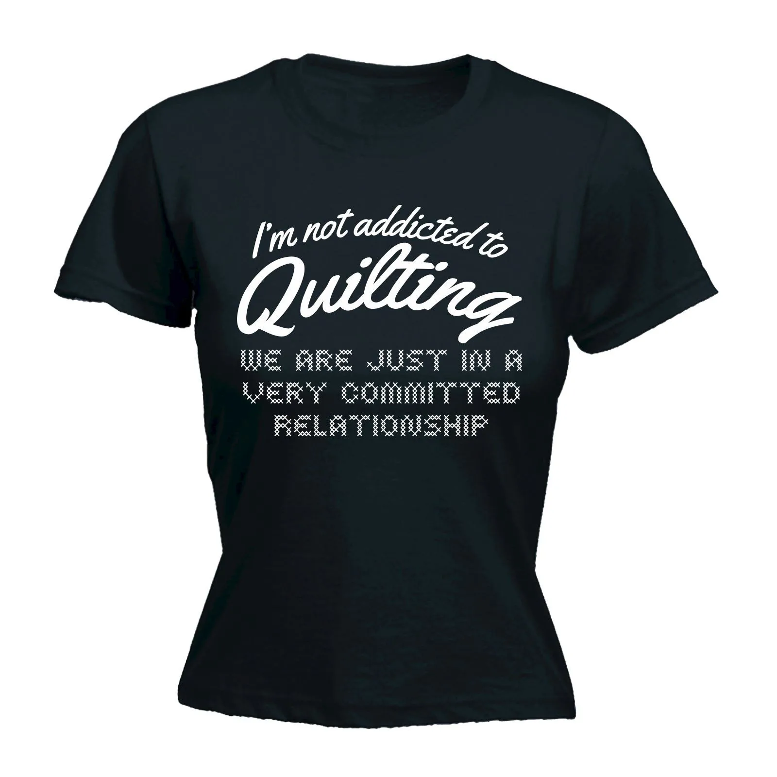 ADDICTED TO QUILTING WOMENS T-SHIRT Tee Knitting Crochet Needles Funny Gift 2017 Summer Women Women'S T Shirt Wholesale
ADDICTED TO QUILTING WOMENS T-SHIRT Tee Knitting Crochet Needles Funny Gift 2017 Summer Women Women'S T Shirt Wholesale