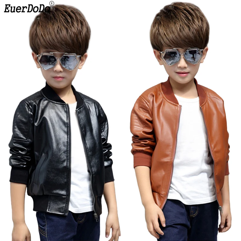 Spring Autumn Leather Jackets For Boys Winter Jacket Kids Outerwear Boy Warm Coat Teenage Boys Windbreaker
Spring Autumn Leather Jackets For Boys Winter Jacket Kids Outerwear Boy Warm Coat Teenage Boys Windbreaker