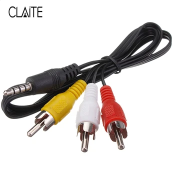 LEORY NEW Multimedia Audio Cable Wire 70CM 3.5MM Jack Male To 3 RCA Adapter Cable Audio Video Cable DV MP4 Convertor
LEORY NEW Multimedia Audio Cable Wire 70CM 3.5MM Jack Male To 3 RCA Adapter Cable Audio Video Cable DV MP4 Convertor