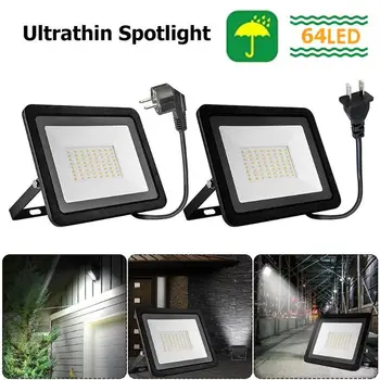 50W Ultrathin 32/64 LED Floodlight AC180-265V Waterproof IP65 Spotlight Outdoor Path Wall Plug Lamp
50W Ultrathin 32/64 LED Floodlight AC180-265V Waterproof IP65 Spotlight Outdoor Path Wall Plug Lamp