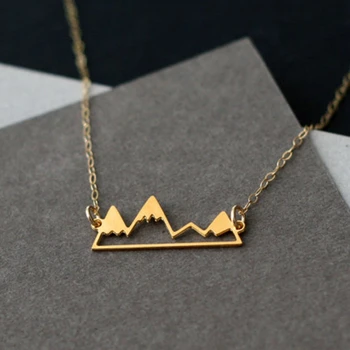 2016 new Fashion Gold mountain necklace,Snowy Mountain charm Necklaces Fashion Jewelry For Women
2016 new Fashion Gold mountain necklace,Snowy Mountain charm Necklaces Fashion Jewelry For Women
