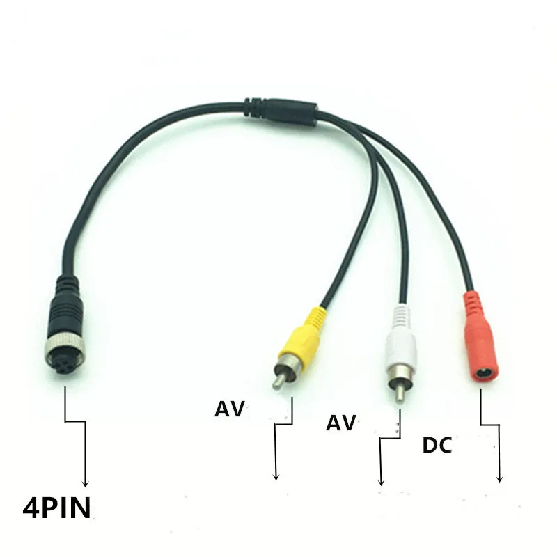 4 core one to three male and female interface car monitoring audio and video adapter cable camera display AV head cable
4 core one to three male and female interface car monitoring audio and video adapter cable camera display AV head cable