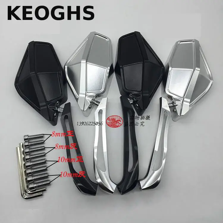 KEOGHS Motorcycle Rear Mirror Rearview Mirror Rear-view Mirrors Universal 8mm 10mm Full Cnc Blue Mirror For Ducati Monster
KEOGHS Motorcycle Rear Mirror Rearview Mirror Rear-view Mirrors Universal 8mm 10mm Full Cnc Blue Mirror For Ducati Monster