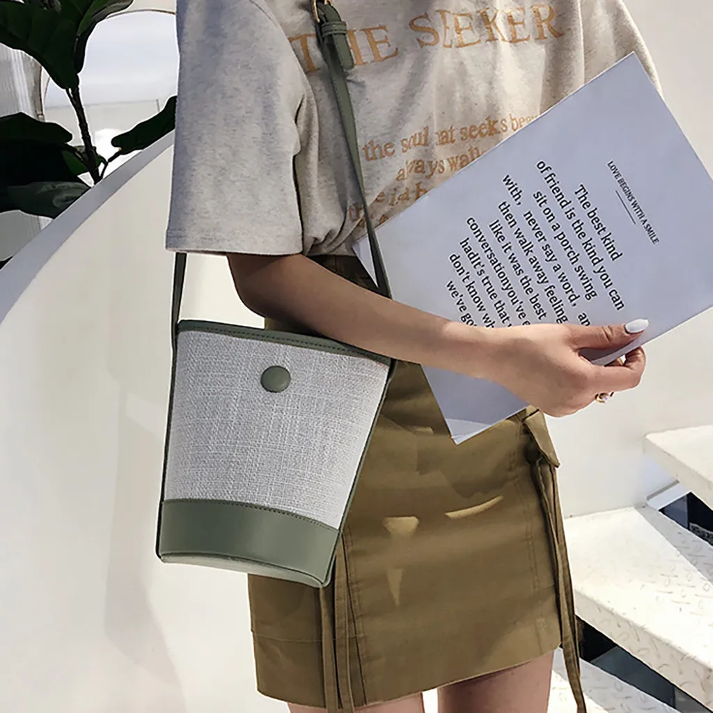 Women's bags New Fashion Large Capacity Shoulder Bags Casual Simple Break Wild Bucket Bag Messenger Shoulder Bag Weaving bale
Women's bags New Fashion Large Capacity Shoulder Bags Casual Simple Break Wild Bucket Bag Messenger Shoulder Bag Weaving bale