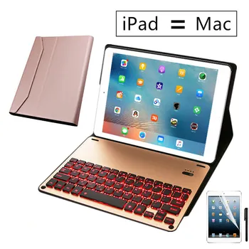 Newest arrival Detachable 7 Colors Backlight split leather bluetooth keyboard For iPad 9.7 2017 / for ipad air1/air2 tablet
Newest arrival Detachable 7 Colors Backlight split leather bluetooth keyboard For iPad 9.7 2017 / for ipad air1/air2 tablet