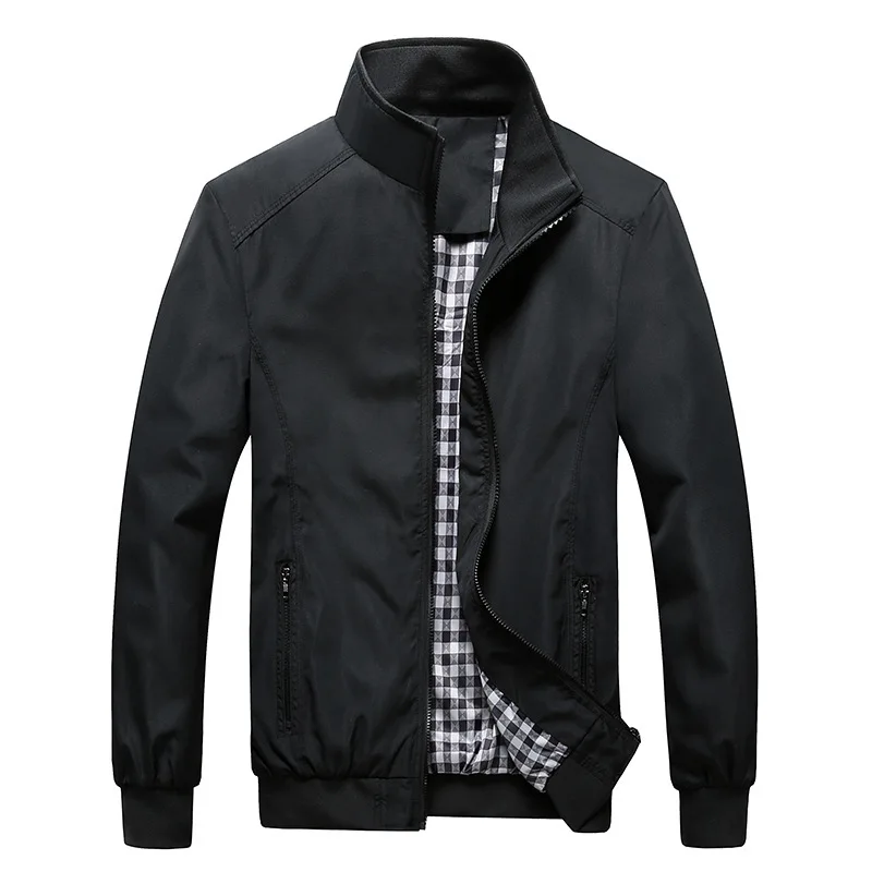 Quality Bomber Solid Casual Jacket Men Spring Autumn Outerwear Mandarin Sportswear Mens Jackets for Male Coats M-5XL 6XL 7XL
Quality Bomber Solid Casual Jacket Men Spring Autumn Outerwear Mandarin Sportswear Mens Jackets for Male Coats M-5XL 6XL 7XL