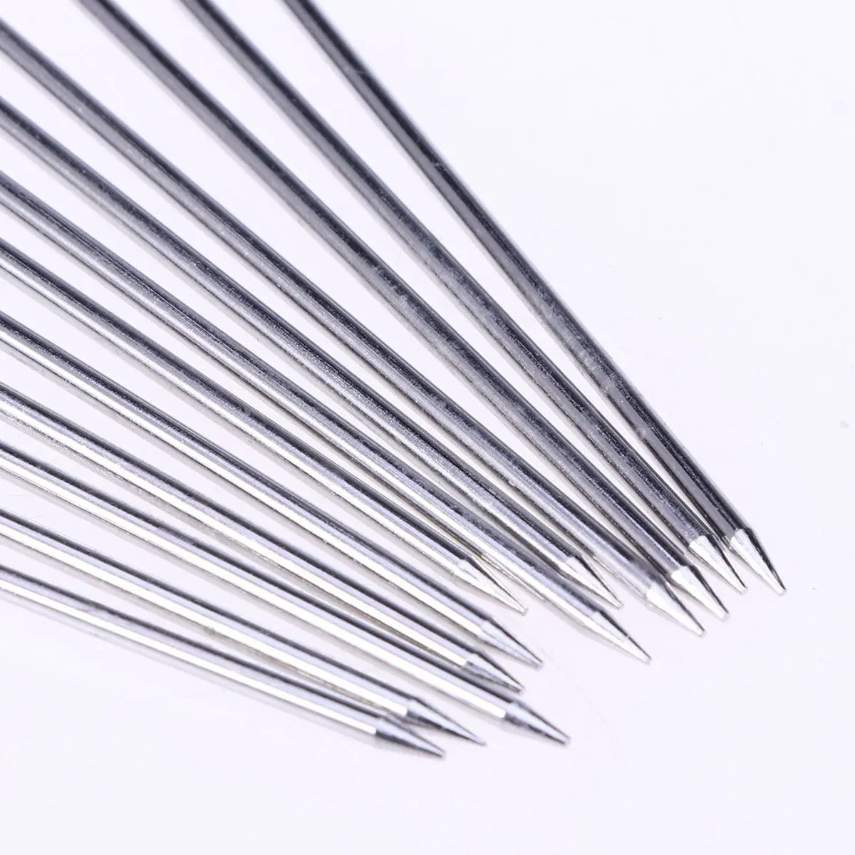 12PCS Stainless Steel Cocktail Picks Toothpicks Fruit Picks for Party