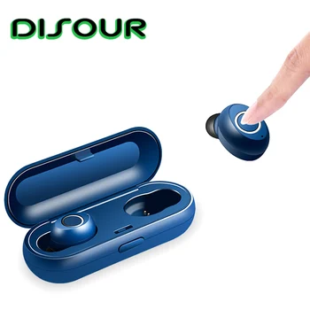 DISOUR TWS Bluetooth 5.0 Earphones Binaural Calls With Charging Box Mini Earphone Wireless 5.0 Stereo Headset Earbuds For IPhone
DISOUR TWS Bluetooth 5.0 Earphones Binaural Calls With Charging Box Mini Earphone Wireless 5.0 Stereo Headset Earbuds For IPhone
