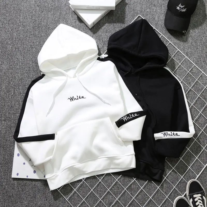 2019 Autumn Winter Women's Hoodies Sweatshirts Korean New BF Harajuku Loose Printing Embroidery Plus Velvet Oversized Hooded Top
2019 Autumn Winter Women's Hoodies Sweatshirts Korean New BF Harajuku Loose Printing Embroidery Plus Velvet Oversized Hooded Top
