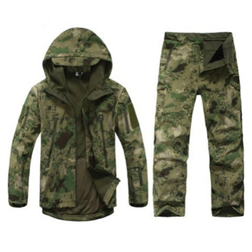 Tad 4.0 Shark Skin Soft Shell Lurkers Outdoors Hike Tactical Gear Military Jacket+ Uniform Camouflage Hunter Army Suits
Tad 4.0 Shark Skin Soft Shell Lurkers Outdoors Hike Tactical Gear Military Jacket+ Uniform Camouflage Hunter Army Suits