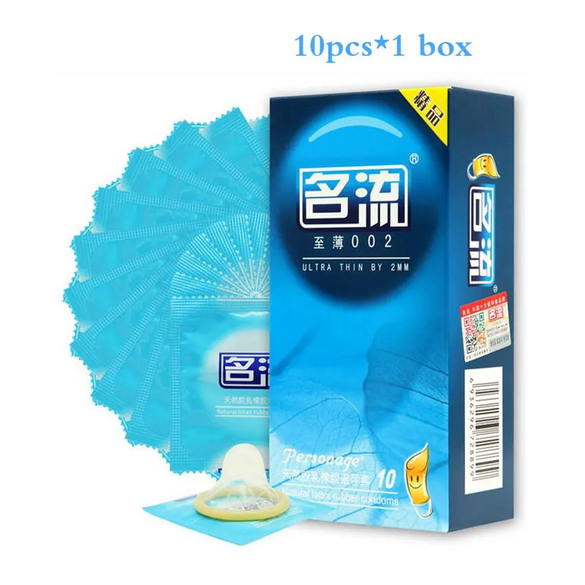 

10pcs Best Quality Personage Male Ultra Thin 002 Condoms Pleasure Condones Latex Lubricate Intimate Goods Sex Toys for Man Cheap