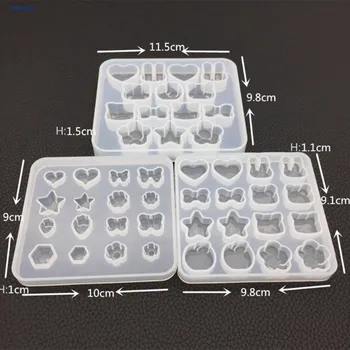 JAVRICK Silicone Mold Heart Star Apple Pendant DIY Jewelry Making Decoration Cake Jewelry Pendant Resin Casting Craft Tool
JAVRICK Silicone Mold Heart Star Apple Pendant DIY Jewelry Making Decoration Cake Jewelry Pendant Resin Casting Craft Tool