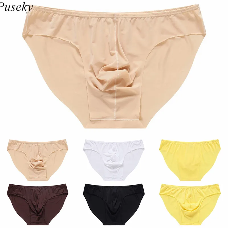 New men's briefs Ice silk no trace sexy gay men underwear u convex design underpants men ropa interior hombre wholesale XXL
New men's briefs Ice silk no trace sexy gay men underwear u convex design underpants men ropa interior hombre wholesale XXL