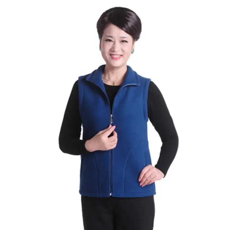 New Fashion 2016 Autumn Winter Women Vest Middle Age Slim Warm Polar Fleece Vests Plus Size L-5XL Mother Clothing PW0103
New Fashion 2016 Autumn Winter Women Vest Middle Age Slim Warm Polar Fleece Vests Plus Size L-5XL Mother Clothing PW0103