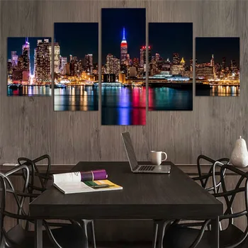 5Pcs Picture City Night Scenery Group Canvas Painting Print Poster House Decor Backdrop Props Wall Art DIY sitting Room Supplies
5Pcs Picture City Night Scenery Group Canvas Painting Print Poster House Decor Backdrop Props Wall Art DIY sitting Room Supplies