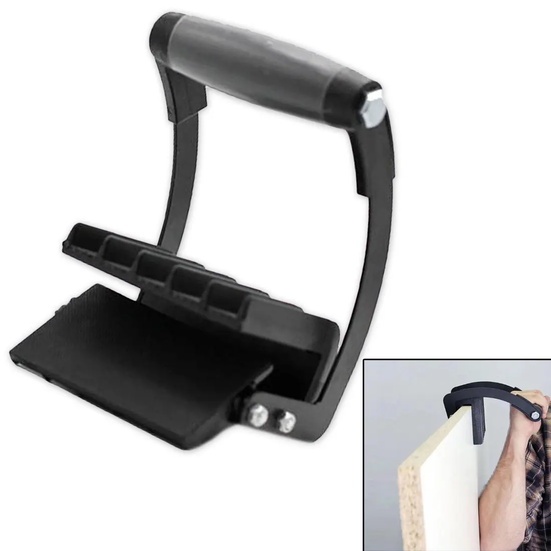 Easy Free Hand Home Tool Panel Carrier Plywood Carrier System Hand Grip Wood Board Lifter
Easy Free Hand Home Tool Panel Carrier Plywood Carrier System Hand Grip Wood Board Lifter