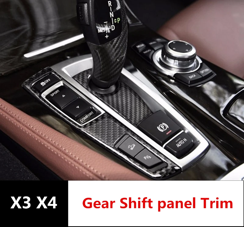 Carbon Fiber Center Console Gear Shift Panel Decoration Cover Trim For BMW X3 F25 X4 F26 13-17 LHD Car Styling Interior
Carbon Fiber Center Console Gear Shift Panel Decoration Cover Trim For BMW X3 F25 X4 F26 13-17 LHD Car Styling Interior