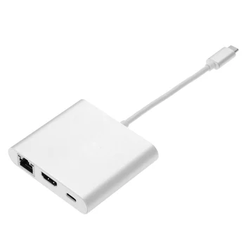 CY USB-C USB 3.1 Type C to HDMI Digital AV & USB OTG & Gigabit Ethnernet & Female Charger Adapter for Laptop
CY USB-C USB 3.1 Type C to HDMI Digital AV & USB OTG & Gigabit Ethnernet & Female Charger Adapter for Laptop