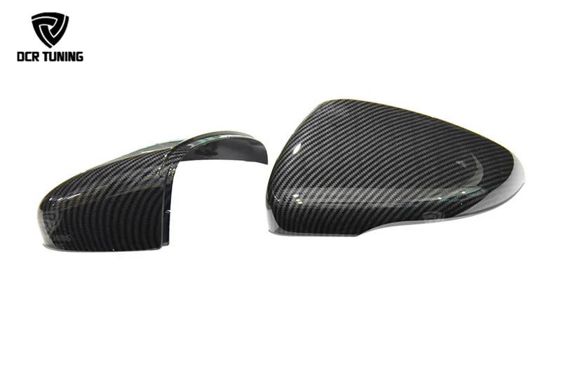 For Volkswagen VW Golf 6 7 mk6 mk7 gti r20 vw scirocco cc passat beatles carbon look side mirror cover golf6 golf 7 mirror cover (5)