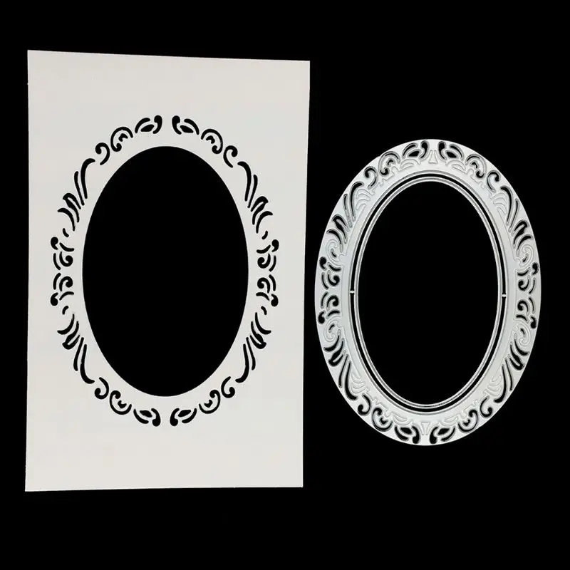 Oval Lace Metal Cutting Dies Stencil DIY Scrapbooking Album Stamp Paper Card Embossing Craft Decor--S01
Oval Lace Metal Cutting Dies Stencil DIY Scrapbooking Album Stamp Paper Card Embossing Craft Decor--S01