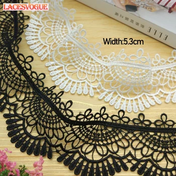 19 yards 5.3cm Embroidery lace trim Handmade DIY Garment needlework sewing accessories fabric Clothing Decoration 397
19 yards 5.3cm Embroidery lace trim Handmade DIY Garment needlework sewing accessories fabric Clothing Decoration 397