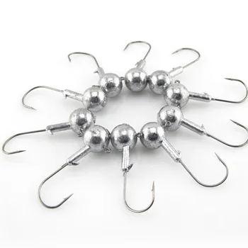 10pcs 20g silver fishing lead jig head hooks for worm soft lures fish hooks lenght 5cm Free Shipping
10pcs 20g silver fishing lead jig head hooks for worm soft lures fish hooks lenght 5cm Free Shipping