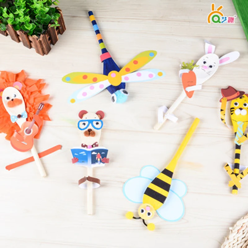 4pcs children cartoon animal wooden spoon toys/ Kids DIY paper art craft educational toys for kindergarden and school,free ship
4pcs children cartoon animal wooden spoon toys/ Kids DIY paper art craft educational toys for kindergarden and school,free ship