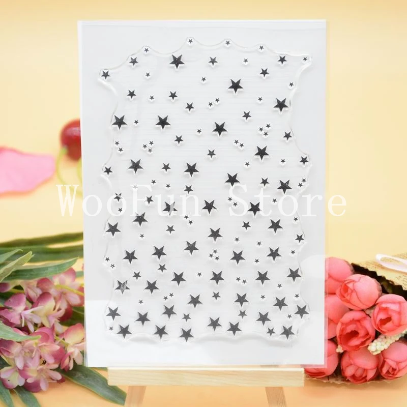 Star Background Rubber Clear Stamp for Card Making Decoration and Scrampbooking
Star Background Rubber Clear Stamp for Card Making Decoration and Scrampbooking