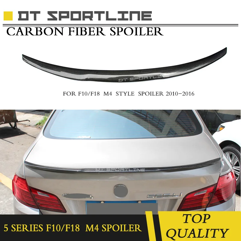 For BMW F10 M4 Style Carbon Spoiler Spoiler 2010 - 2016 car styling Rear Trunk boot lip /Tail wing
For BMW F10 M4 Style Carbon Spoiler Spoiler 2010 - 2016 car styling Rear Trunk boot lip /Tail wing