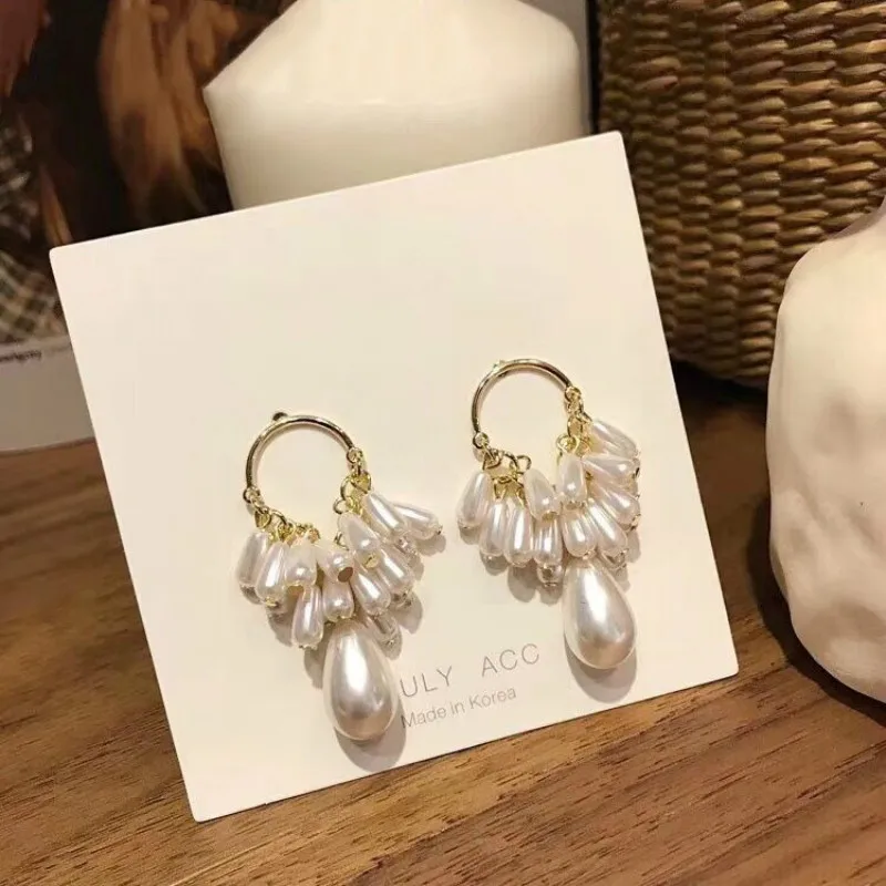 2019 New Arrival Fashion Simulated-pearl Bohemia Water Drop Women Dangle Earrings Korean Tassel Earrings Korean Female Jewelry
2019 New Arrival Fashion Simulated-pearl Bohemia Water Drop Women Dangle Earrings Korean Tassel Earrings Korean Female Jewelry