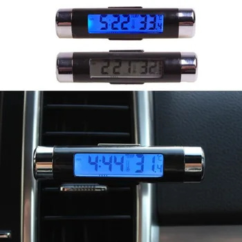Vehicle Air Outlet Thermometer Electronic Clock Time LED Number Display Thermometer Plus Night Light Car Supplies
Vehicle Air Outlet Thermometer Electronic Clock Time LED Number Display Thermometer Plus Night Light Car Supplies
