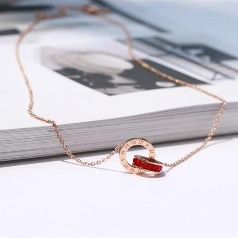 Fashion Collier Femme Red Crystal Statement Necklaces For Women Double Circle Pendants Stainless Steel Statement Necklace
Fashion Collier Femme Red Crystal Statement Necklaces For Women Double Circle Pendants Stainless Steel Statement Necklace