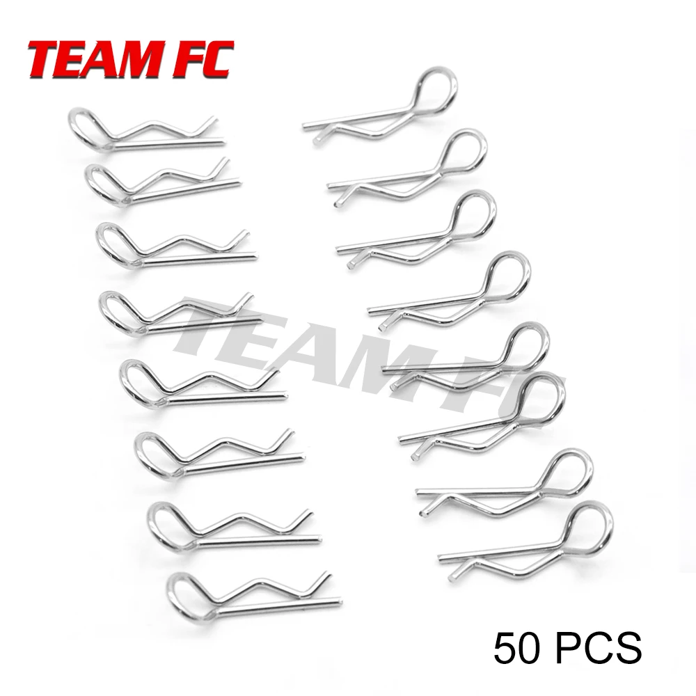 100Pcs Universal Stainless Steel Body Shell R Clips Pin for 1/10 1/8 RC Model Car HSP Redcat HPI Himoto Spare Parts F6A
100Pcs Universal Stainless Steel Body Shell R Clips Pin for 1/10 1/8 RC Model Car HSP Redcat HPI Himoto Spare Parts F6A