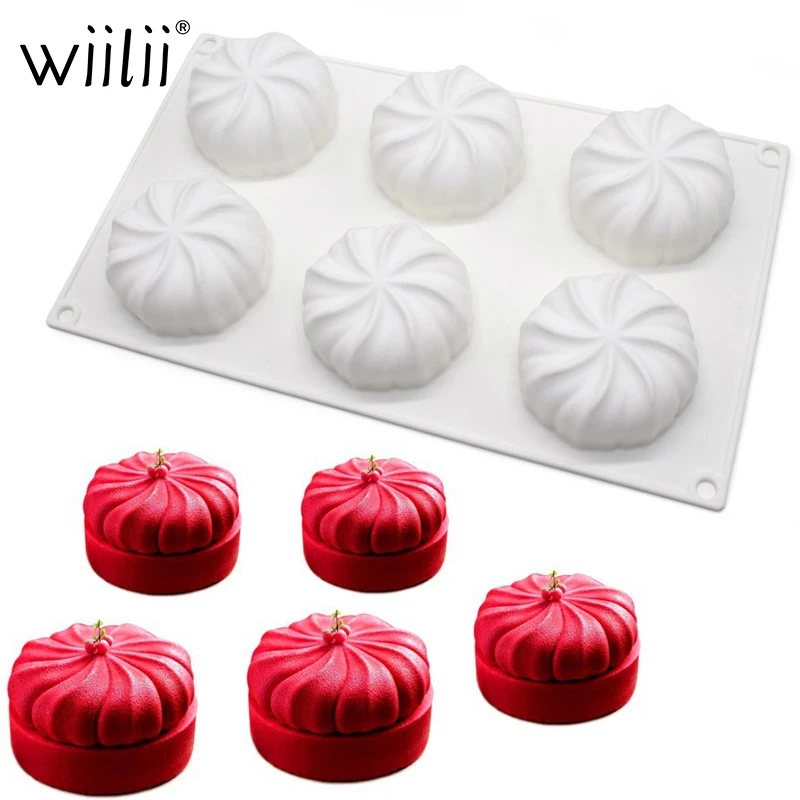 6 Cavity Lantern Pumpkin Mousse Mold For Pastries Pudding Jelly Dessert Mould Easter Halloween Cake Decoration Tools DIY Baking
6 Cavity Lantern Pumpkin Mousse Mold For Pastries Pudding Jelly Dessert Mould Easter Halloween Cake Decoration Tools DIY Baking