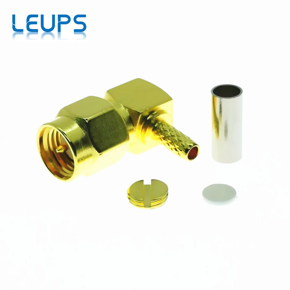 100PCS SMA Male Or RP-SMA Male (Female Pin) Right Angle RF Connector Crimp for RG174 RG316 LMR100 Cable
100PCS SMA Male Or RP-SMA Male (Female Pin) Right Angle RF Connector Crimp for RG174 RG316 LMR100 Cable