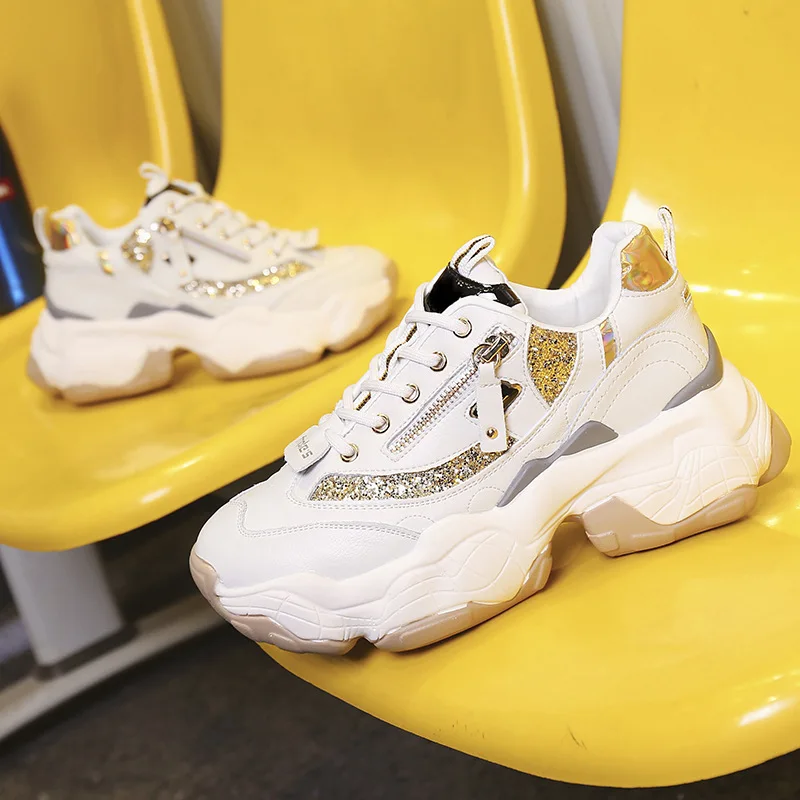 Quality Zipper Women's Breathable Casual Shoes Woman Height Increasing Lace Up High Platform Sneakers Womans Shoes
Quality Zipper Women's Breathable Casual Shoes Woman Height Increasing Lace Up High Platform Sneakers Womans Shoes
