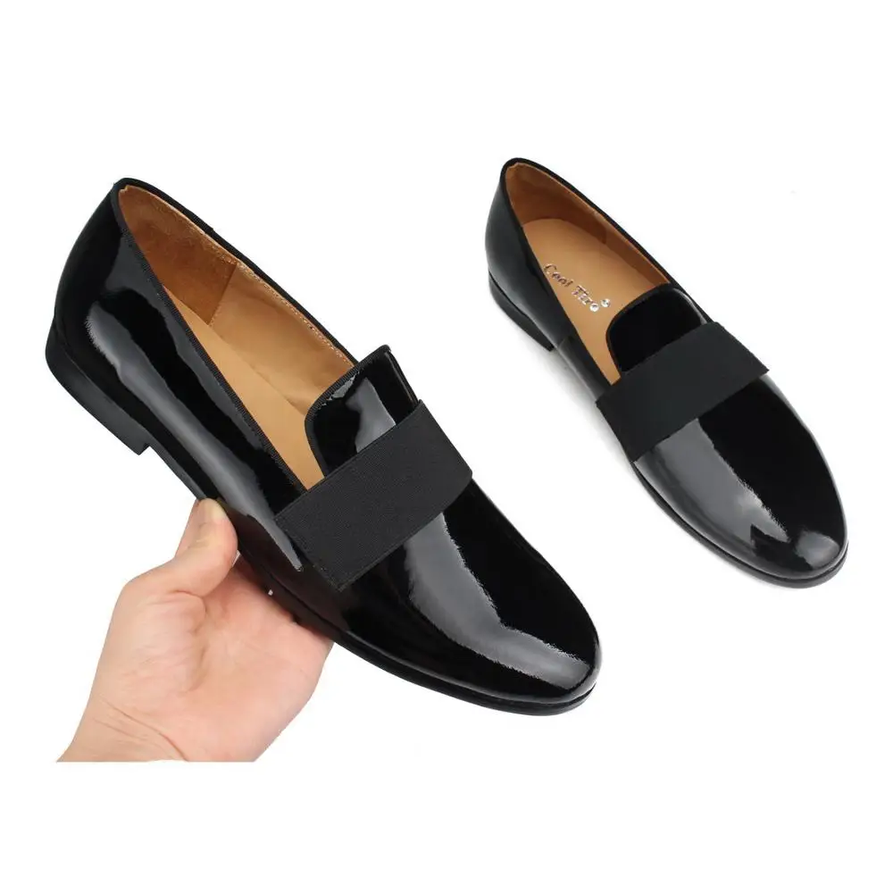 black Patent leather Loafers Dress shoes (5)