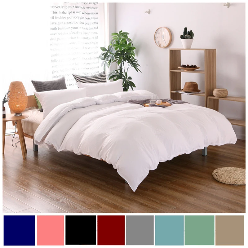 Cotton Bedding Sets Pillowcase Home Hotel Bedding Super Soft Wedding Gift White Duvet Cover Twin Queen King Size 2/3 pc No Sheet
Cotton Bedding Sets Pillowcase Home Hotel Bedding Super Soft Wedding Gift White Duvet Cover Twin Queen King Size 2/3 pc No Sheet