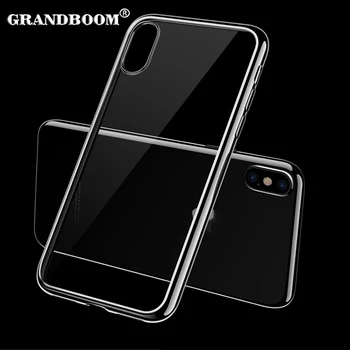 100pcs Thin Clear Rubber Plating Electroplate TPU Soft Shockproof Case For iPhone 11 Pro Max XS XR X 8 7 6 6S Plus SE 5 S Cover
100pcs Thin Clear Rubber Plating Electroplate TPU Soft Shockproof Case For iPhone 11 Pro Max XS XR X 8 7 6 6S Plus SE 5 S Cover