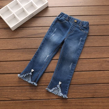 New Girls Fashion Denim Jeans Kids Boot Cut Jeans Cotton Soft Trousers Spring Autumn Children Long Pants
New Girls Fashion Denim Jeans Kids Boot Cut Jeans Cotton Soft Trousers Spring Autumn Children Long Pants
