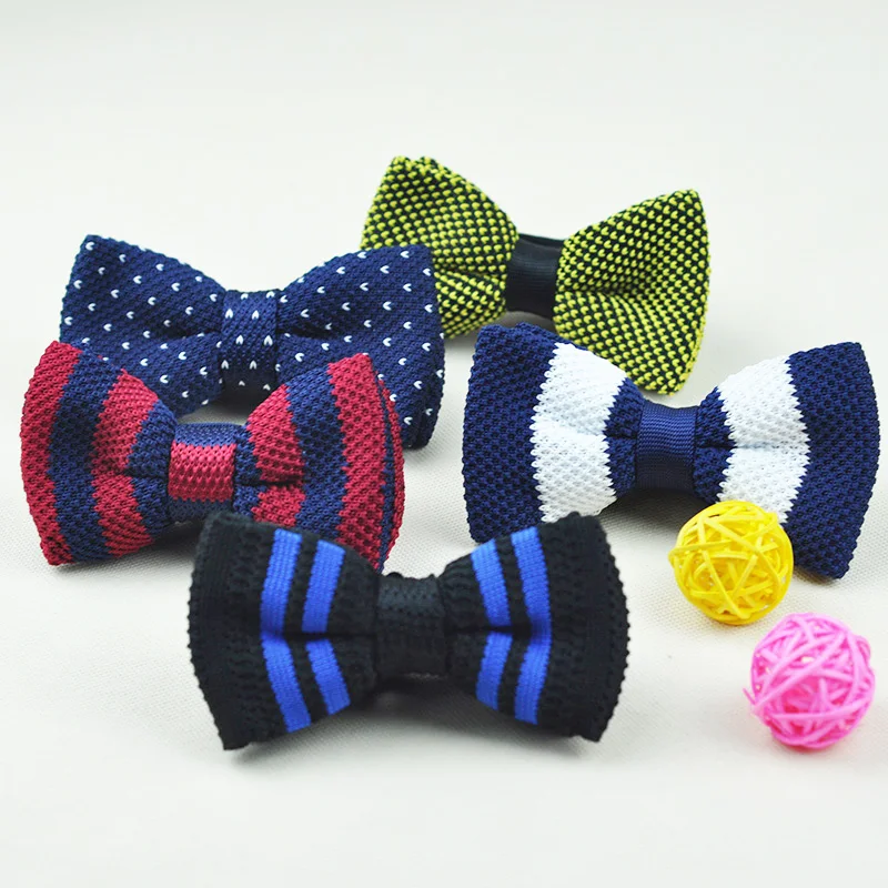 Wholesale Mens Boys Dot Striped Knitted Bow ties Knit Woven Butterfly Classic Skinny Bowtie 12*7cm For Free Shipping
Wholesale Mens Boys Dot Striped Knitted Bow ties Knit Woven Butterfly Classic Skinny Bowtie 12*7cm For Free Shipping