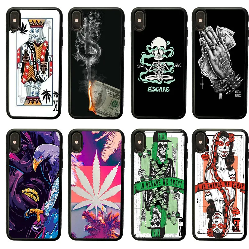 Weed Hemp Leaf Moblie Phone Case Hard PC Anti-knock Cover for Apple iphone 8 7 6 6S Plus X XR XS Max 5S 5 SE 4 4S
Weed Hemp Leaf Moblie Phone Case Hard PC Anti-knock Cover for Apple iphone 8 7 6 6S Plus X XR XS Max 5S 5 SE 4 4S