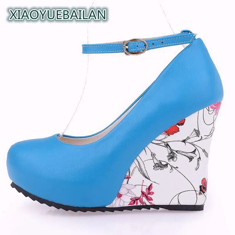 34----43 Fashion Women Pumps High Heels Wedges Platform Summer Pumps For Women Elegant Flower Print Wedge Wedding Shoes
34----43 Fashion Women Pumps High Heels Wedges Platform Summer Pumps For Women Elegant Flower Print Wedge Wedding Shoes