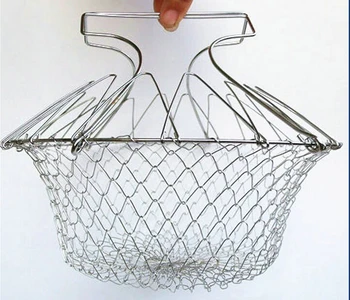 Fashion Hot Foldable Steam Rinse Strain Fry Chef Basket Strainer Net Kitchen Cooking Tool
Fashion Hot Foldable Steam Rinse Strain Fry Chef Basket Strainer Net Kitchen Cooking Tool