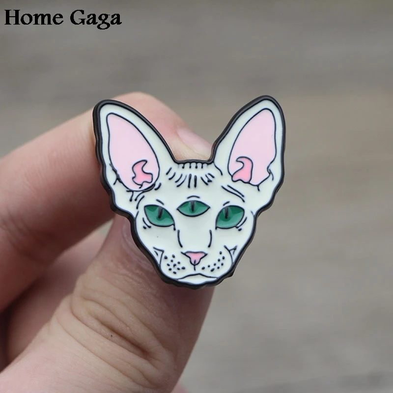 Homegaga Sphynx cat Zinc pins para backpack pride clothes metal medal for bag shirt insignia badges brooches for men women D1365
Homegaga Sphynx cat Zinc pins para backpack pride clothes metal medal for bag shirt insignia badges brooches for men women D1365