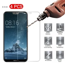 4 unids/lote de vidrio templado Protector de pantalla para Nokia 6 2018 5 2 8 2 8 2 8 2 8 7 Plus X6 1 Lumia 520 película a prueba de explosiones 430(China)
