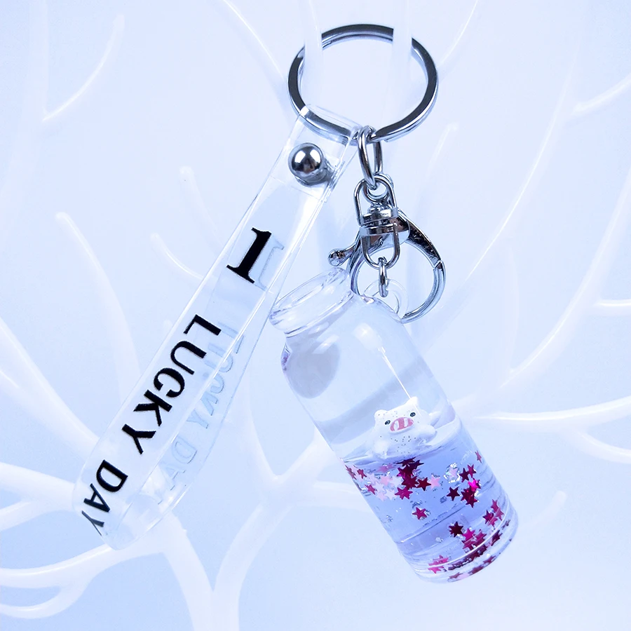 Macaron Floating Surf Pig Acrylic Keyring Sequin Quicksand Keychain Liquid Glitter Key Chain Couples Women Gift Backpack Pendant
Macaron Floating Surf Pig Acrylic Keyring Sequin Quicksand Keychain Liquid Glitter Key Chain Couples Women Gift Backpack Pendant