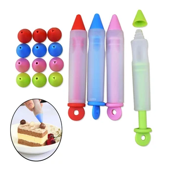 1 Set Multifunctional Silicone Food Writing Decorating Pen Chocolate Cake Mold Fondant Cream Tools HY99 NO05
1 Set Multifunctional Silicone Food Writing Decorating Pen Chocolate Cake Mold Fondant Cream Tools HY99 NO05