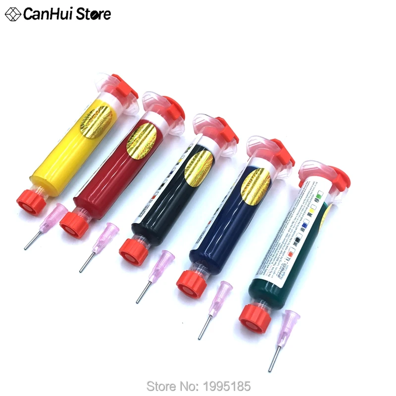 10ML Blcak Yellow Green Red UV SOLDER MASK PCB BGA PAINT PREVENT CORROSIVE ARCING Soldering Paste Flux Cream Welding Fluxes Oil
10ML Blcak Yellow Green Red UV SOLDER MASK PCB BGA PAINT PREVENT CORROSIVE ARCING Soldering Paste Flux Cream Welding Fluxes Oil