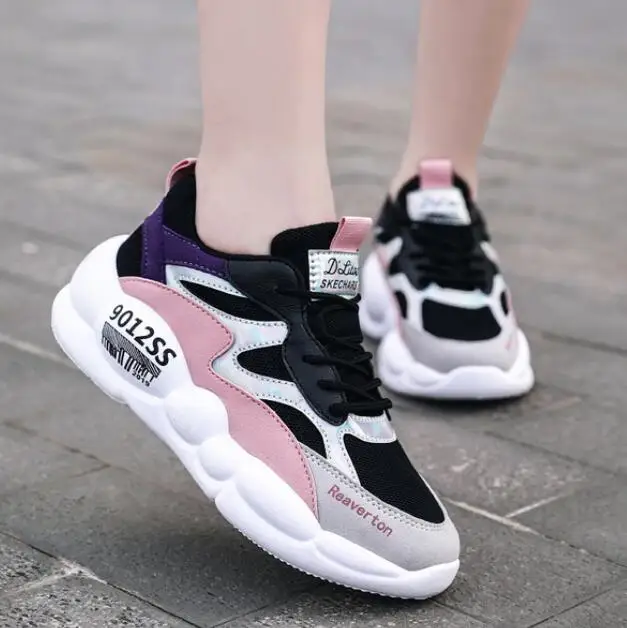 ELGEER Designer women's shoes new colorful wild casual color matching thick-soled breathable sneakers shoes platform sneakers
ELGEER Designer women's shoes new colorful wild casual color matching thick-soled breathable sneakers shoes platform sneakers